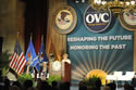 Photo of Assistant Attorney General Laurie O. Robinson, Office of Justice Programs, speaking at the 2011 National Observance and Candlelight Ceremony.