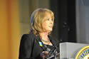 Photo of Joye E. Frost, Acting Director, Office for Victims of Crime, welcoming attendees to the 2011 National Crime Victims’ Service Awards Recognition Ceremony.