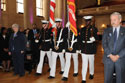Photo of the U.S. Marine Corps Color Guard conducting the Presentation of Colors Ceremony at the 2012 National Crime Victims’ Service Awards Ceremony.