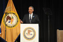 Photo of U.S. Attorney General Eric H. Holder, Jr., addressing attendees of the 2012 National Crime Victims’ Service Awards Ceremony.