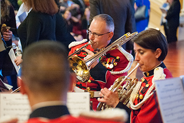 Patriotic opening, performed by the U.S. Marine Corps Brass Quintet Band at the 2018 National Crime Victims' Service Awards Ceremony.