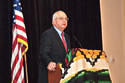 Larry Echo Hawk, Assistant Secretary for Indian Affairs, U.S. Department of the Interior, delivers his keynote address on December 11, 2010, at the conclusion of the 12th National Indian Nations conference.