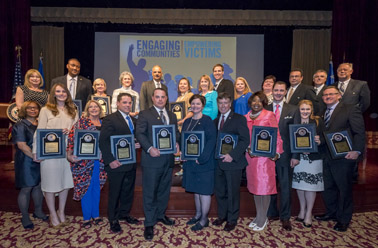 Photo of the 2015 National Crime Victims' Service Awards recipients.