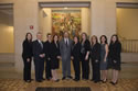 Photo of the Christiana Care Health System’s Forensic Nurse Examiner Team, a 2014 Allied Professional Award recipient, with Deputy Attorney General James M. Cole.
