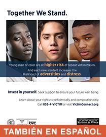 Together We Stand: Young Men of Color – color poster
