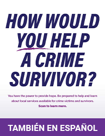 How Would You Help a Crime Survivor? 1 (título en español: ¿Cómo ayudaría usted a un sobrevivientes de un crimen? 1)