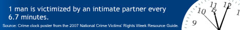 Web banner for National Crime Victims' Rights Week, April 22-28, 2007.