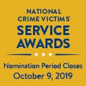2019 National Crime Victims' Service Awards Nomination Ad