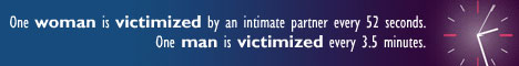 Crime Clock 3 2009 NCVRW Awareness Campaign Web Banner.